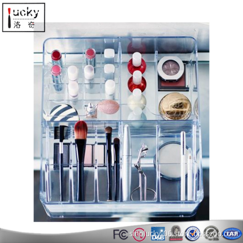 Acrylic Cosmetic Organizer with divider,Acrylic Cosmetic Reviews